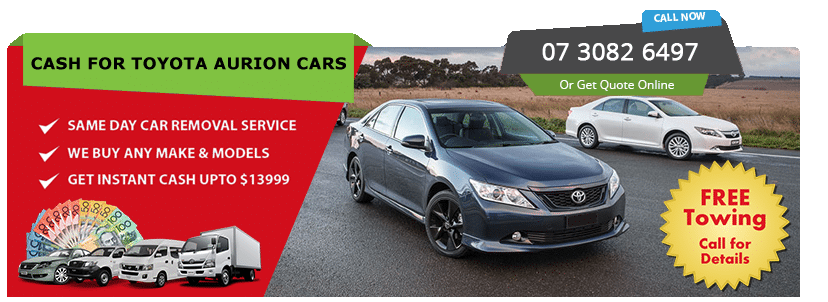 Cash for Toyota Aurion Cars