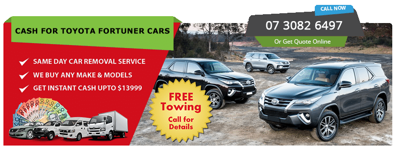 Cash For Toyota Fortuner Cars