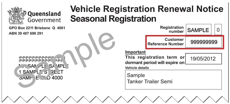 Car Registration certificate